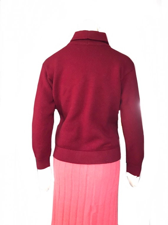 vintage 1960s Italian Cortina pink red abstract g… - image 7