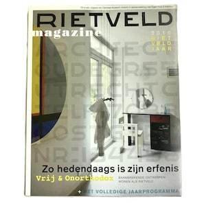 Rietveld dutch architect magazine / European soft cover Exhibition catalog