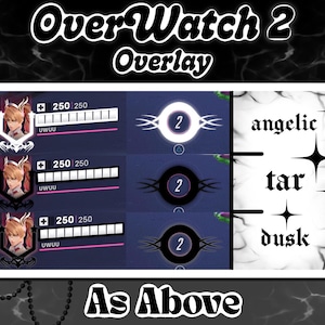 As Above | Health Bar HUD Overwatch Overlay | Twitch Overlay | Stream Screens