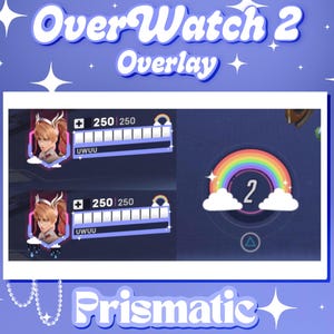 Prismatic | Health Bar HUD Overwatch Overlay | Twitch Overlay | Stream Screens