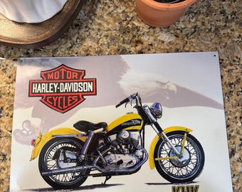 Vintage 1990s Licensed Harley Davidson Bar Shield Decal Sticker