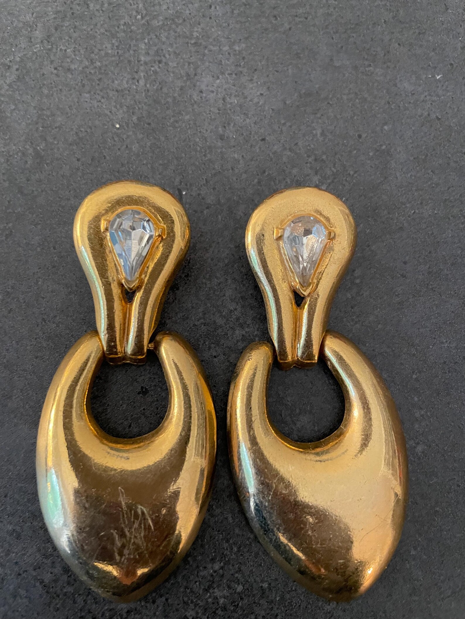 Wood Doorknocker Earrings main image 1