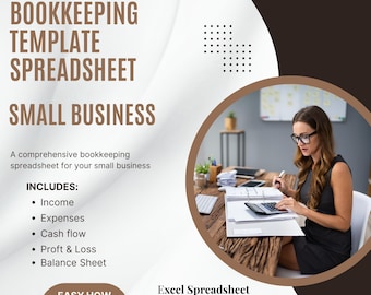 Business Bookkeeping Template Excel Google Sheets Spreadsheet