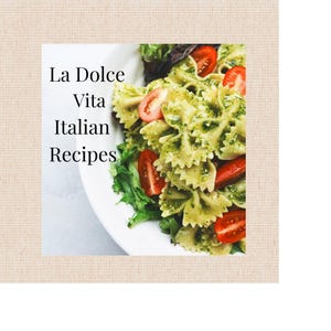 Italian Recipe Book Food Lover Gift Italian Cookbook Classic Italian Cooking Traditional Italian Recipes PDF Print Download