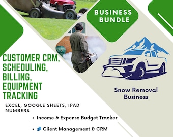Rasenpflege Business Templates Einnahmen Ausgaben Job/ Klient Terminplaner & Tracking Rechnung Auftrags Vorlage Rasenpflege Flyer Canva