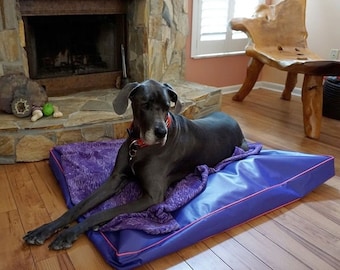 Heavy Duty Dog Bed, Very Easy To Clean Just Hose Off And Air Dry, Will Last For Years, Dog Bed Large Replacement Cover 18 OZ 16 Colors 48x48
