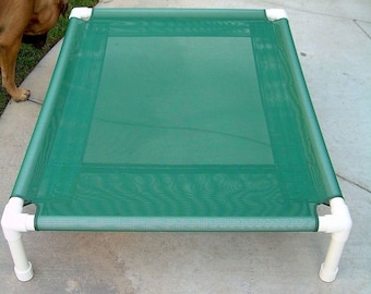 New Raised Large Dog Bed Made With 1 And A Half Inch Pipe, Outdoor Pet Beds, Florida, Texas Dog Beds, Camping RV Pet Beds, Up To 160 Pounds.