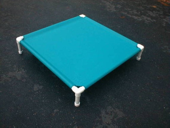 square plastic dog bed