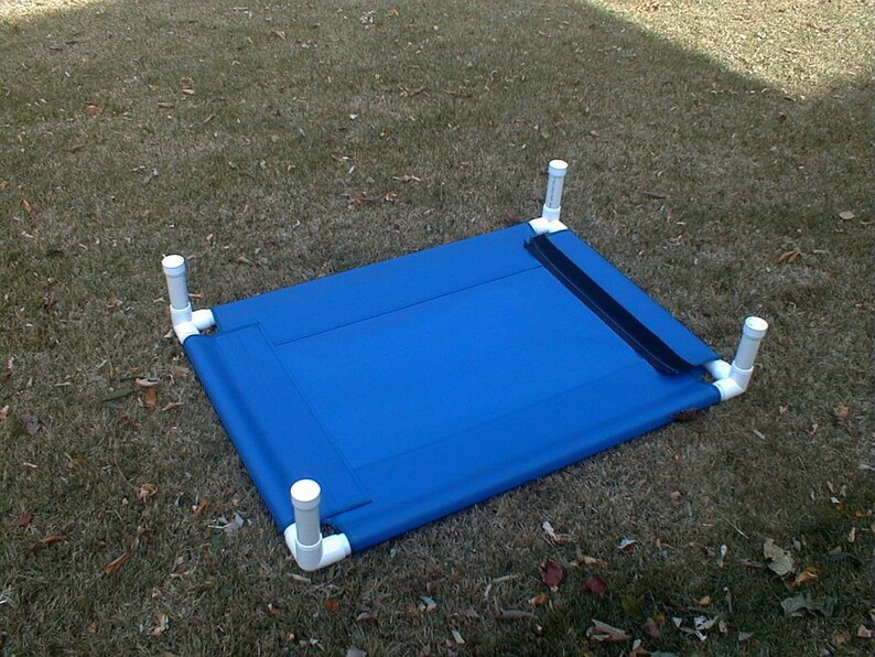 Elevated Bed Dog Bed Custom Made PVC Cots Beds Canvas Etsy