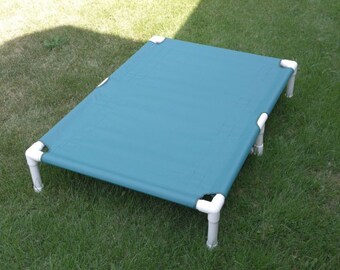 Extra Large Dog Bed With Middle Support Size: 39x56, 15 Marine Canvas Colors, Indoor Outdoor Beds, XX Large Pet Beds, Dogs Up To 200 Pounds.