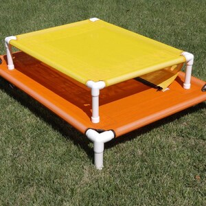 Orthopedic Dog Bed, 4 Sizes, Mesh Dog Bed, 11 Mesh Colors, Raised Dog Bed Outdoor Dog Cots, Cat Bed, Waterproof Dog Beds, Up To 130 Pounds. bild 8