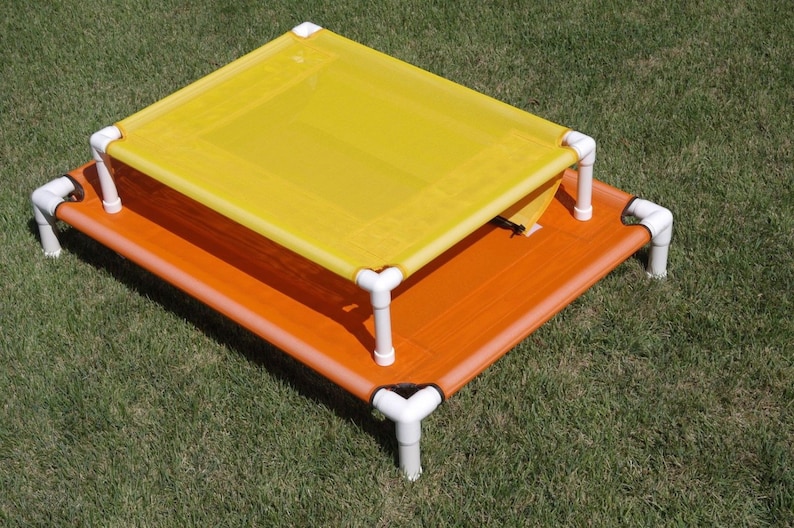 Custom Made Size Dog Beds Raised Dog Bed PVC Pipe Cot MESH Etsy