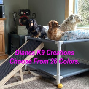 Dog Bunk Beds 36x36 Window Cat Bunk Beds Waterproof Outside Cat Beds Inside Dog Beds 11 Mesh Colors OR 15 Canvas Colors up to 80 Pounds Etsy Canada