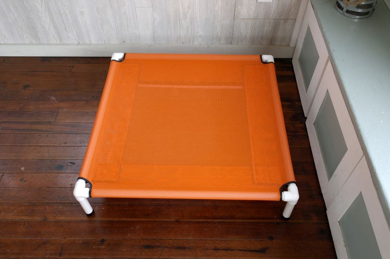 Waterproof Dog Bed, Indoor Water Repellant Bed, Outdoor Bed, PVC Dog Bed, 11 Mesh Colors OR 15 Canvas Colors, 36x36 Dogs Up To 80 Pounds image 4