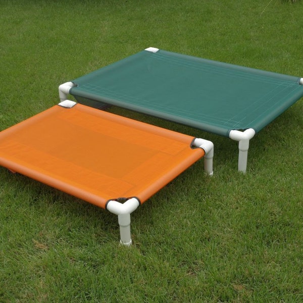 Raised Bed In 4 Sizes 11 Mesh Colors, Large Orthopedic Dog Bed, PVC Cot, Outside Pet Bed, Mildew Resistant Cover, Older Dog Beds, 11 Colors