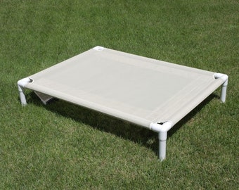 Custom Made RV Pet Beds, Off The Ground Waterproof Camping Dog Bed, Outdoor Cat Beds For Summer, 10 Mesh Colors 28x36 Dogs Up To 80 Pounds