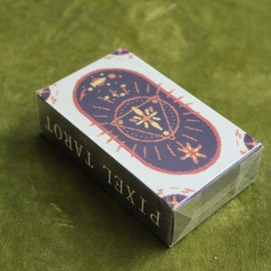 Buy Amazing Pixel Tarot Card Deck In English for Fortune Telling Family Friends Holiday Gift Tarot Dice + Bag for Dice - Board Game PixelArt