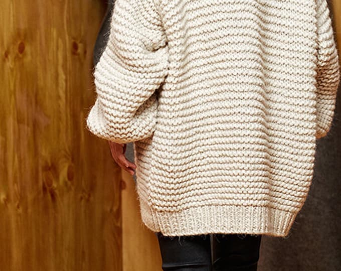 Special listing for rita- hand knit wool cardigan