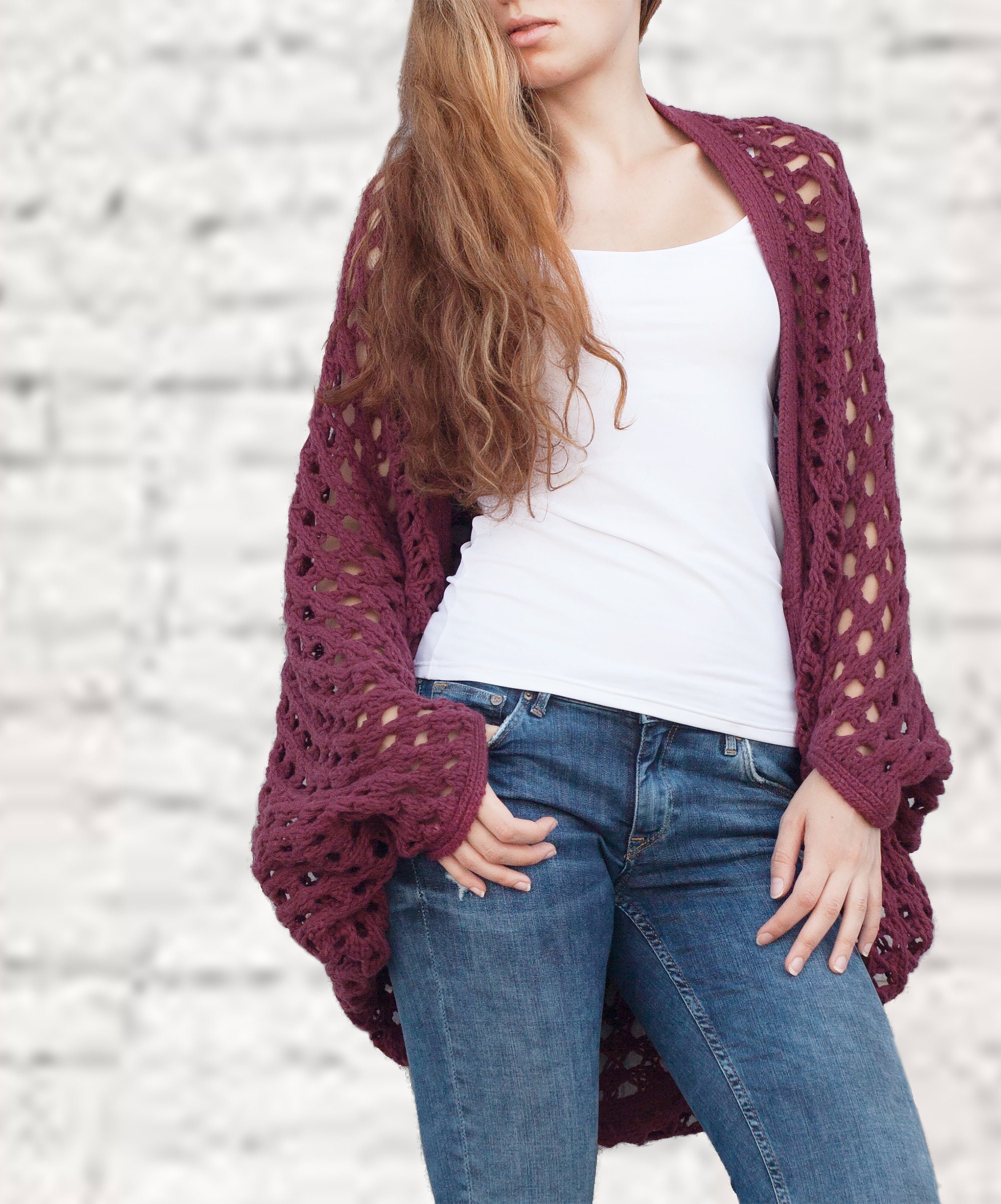 cranberry cardigan sweater