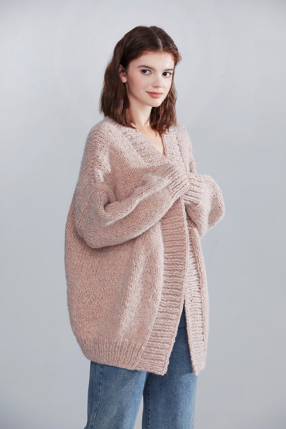 Slouchy mohair shop sweater etsy