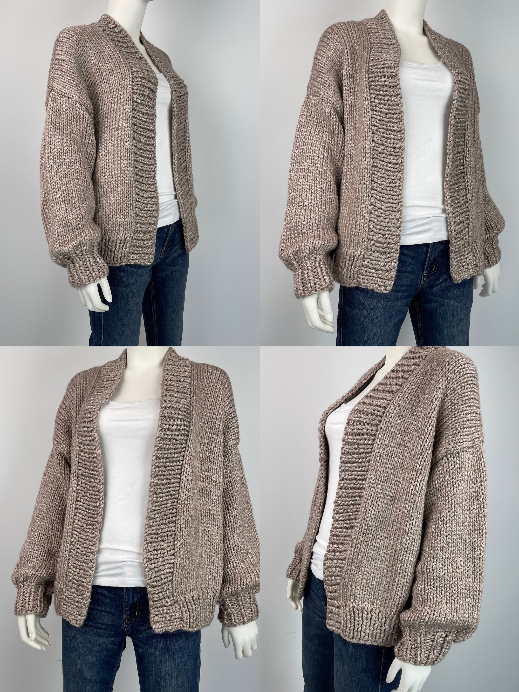 Limited edition sale - Hand knit oversize woman sweater Limited edition sale - Hand knit oversize woman sweater