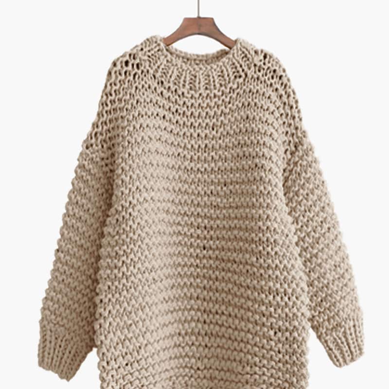 Slouchy Knit Sweater main image 1