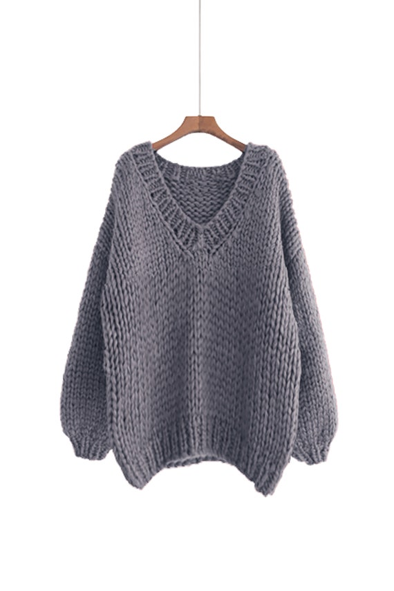 Dark grey deals oversized sweater