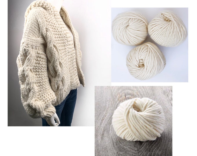 Super chunky bulky knitting yarn | 200g Australian 100% Merino Wool yarn | felted wool | Art Yarn for Weaving| felted yarn | Roving yarn