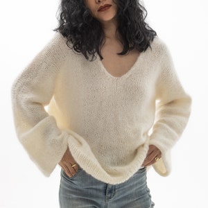 V Neck Mohair - Etsy V Neck Mohair - Etsy