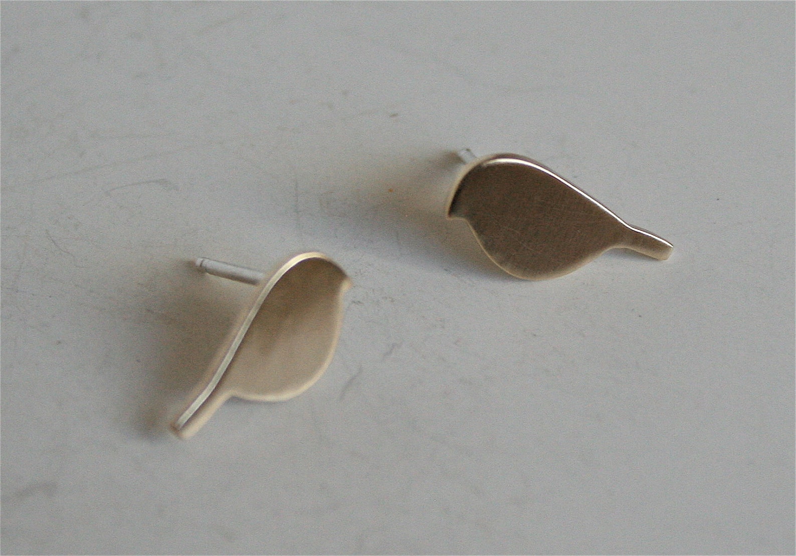 Small Stud Earrings Bird Earrings Bird Stud Earrings Gold Etsy