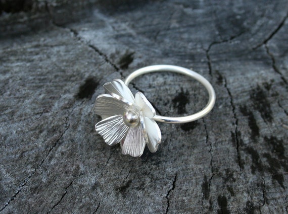 Sterling Flower Ring Sterling Flower Ring