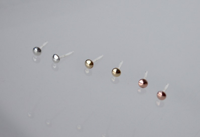 Tiny Stud Earrings Stud Earring Set Set of Earrings Stud Etsy