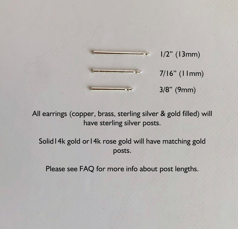 5mm Sterling Silver Flat Circle Stud Earrings, Minimal Brushed Finish, Modern Dot Earrings, Minimalist Jewelry, Mix and Match image 9