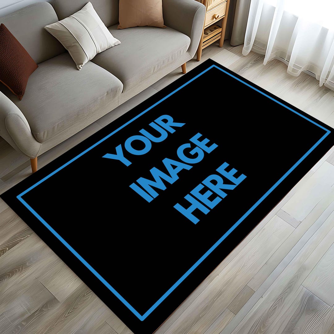 Personalized Photo Rug, Custom Image Printed Rug, Housewarming Gift - Etsy