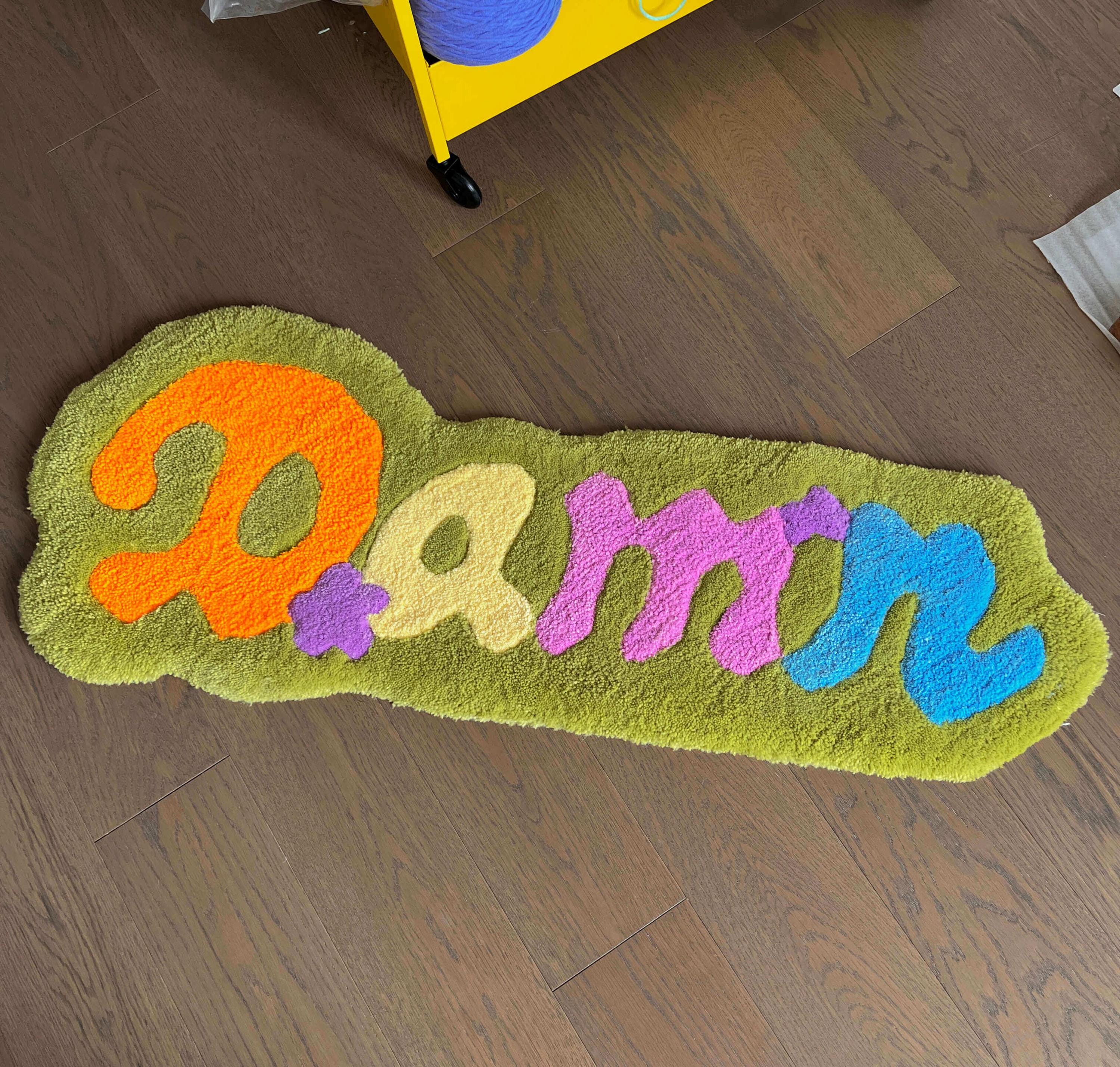 Damn Cozy Tufted Rug, Handmade Tufted Rug, Personalized Catchphrase Rug ...