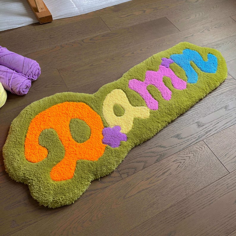 Damn Cozy Tufted Rug, Handmade Tufted Rug, Personalized Catchphrase Rug ...