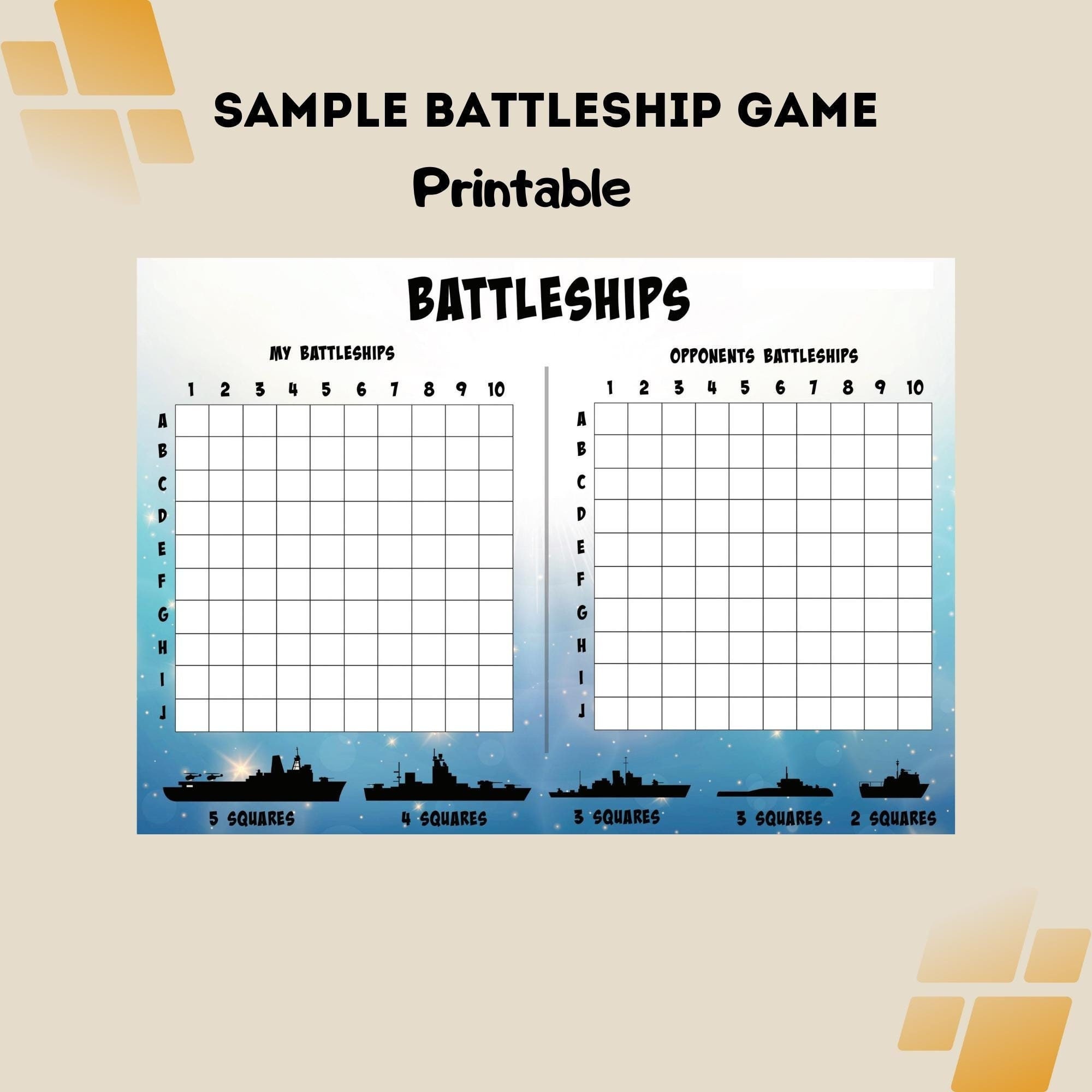 Printable Battleship Game | Battleship Game | Battleship Board Game ...