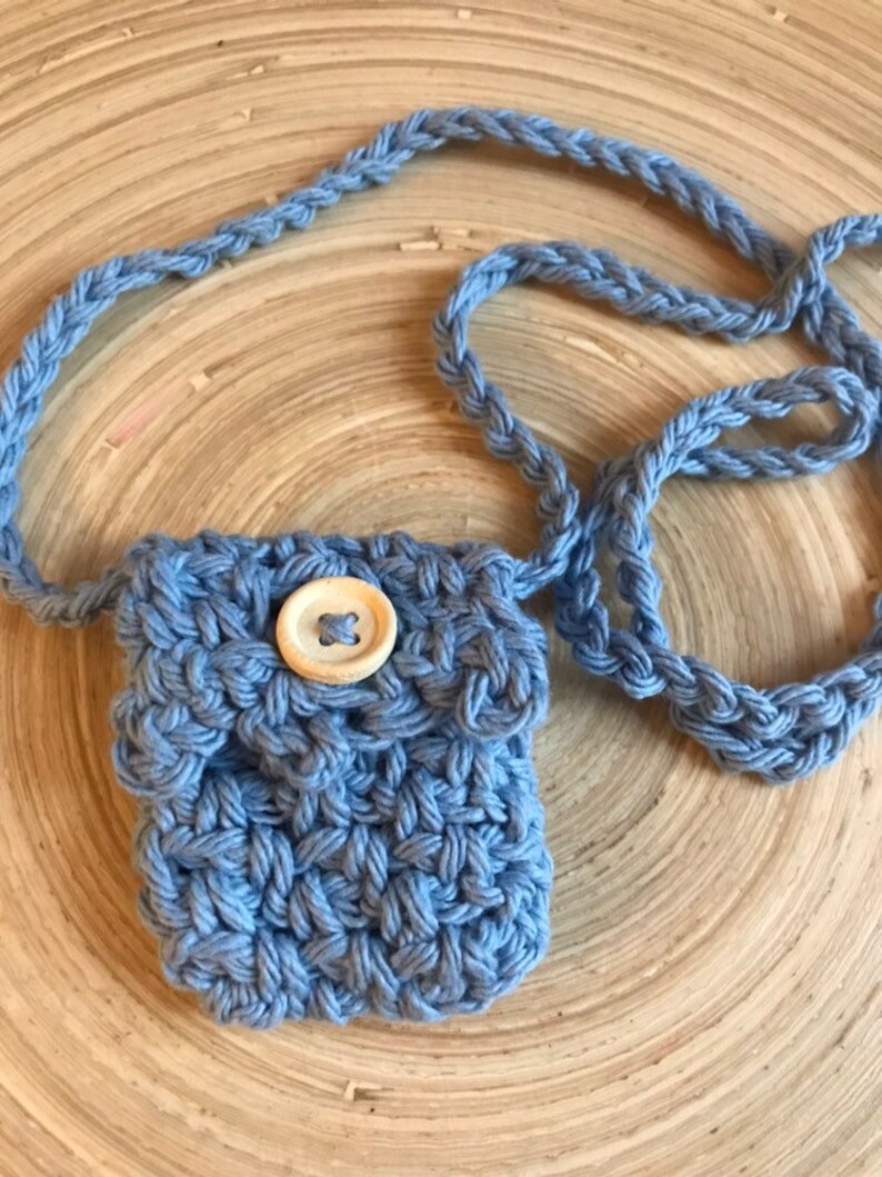 crochet medicine bag
