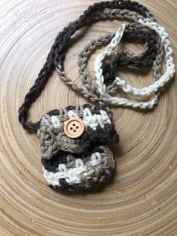 crochet medicine bag