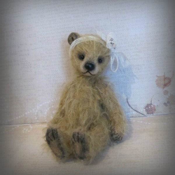 PDF e Pattern by Booh Bears to Make 3.25" Mohair Bear - Perfect Companion for your Puki or Lati Doll