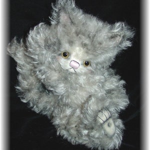 Miss Kitty PDF e Pattern to make Mohair Kitty Cat by Janice Woodard Booh Bears image 2