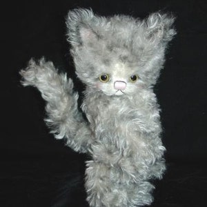 Miss Kitty PDF e Pattern to make Mohair Kitty Cat by Janice Woodard Booh Bears image 1