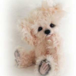 12&quot; Chubby Cub &quot;Cameo&quot; PDF e Pattern Digital Artist Teddy Bear Pattern Designed by Janice Woodard, Booh Bears - Sweet
