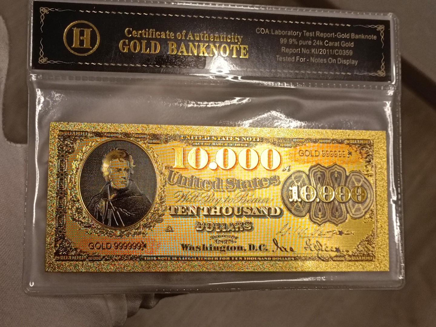 10000 bill - Etsy 日本