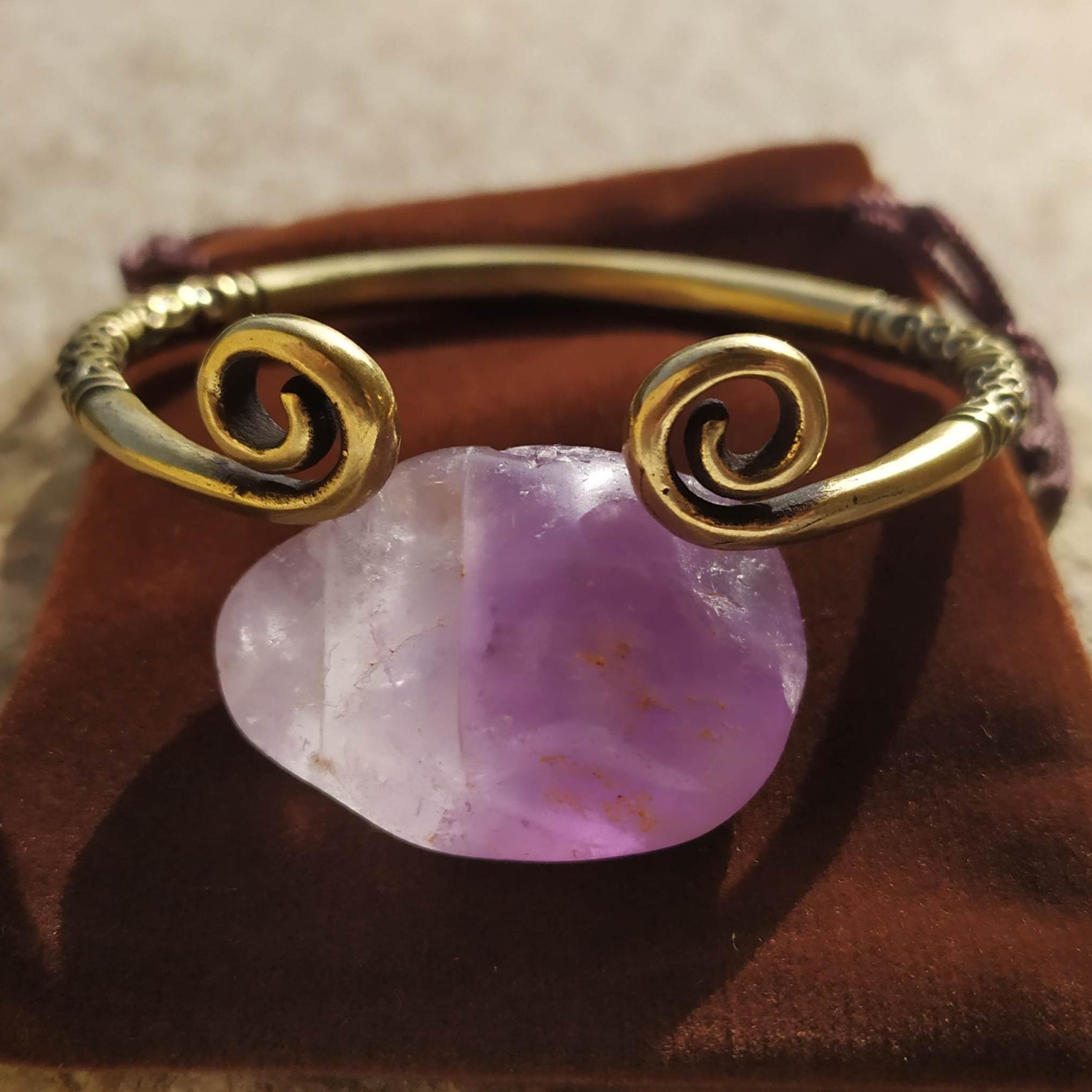 Handmade Brass Viking Bracelet