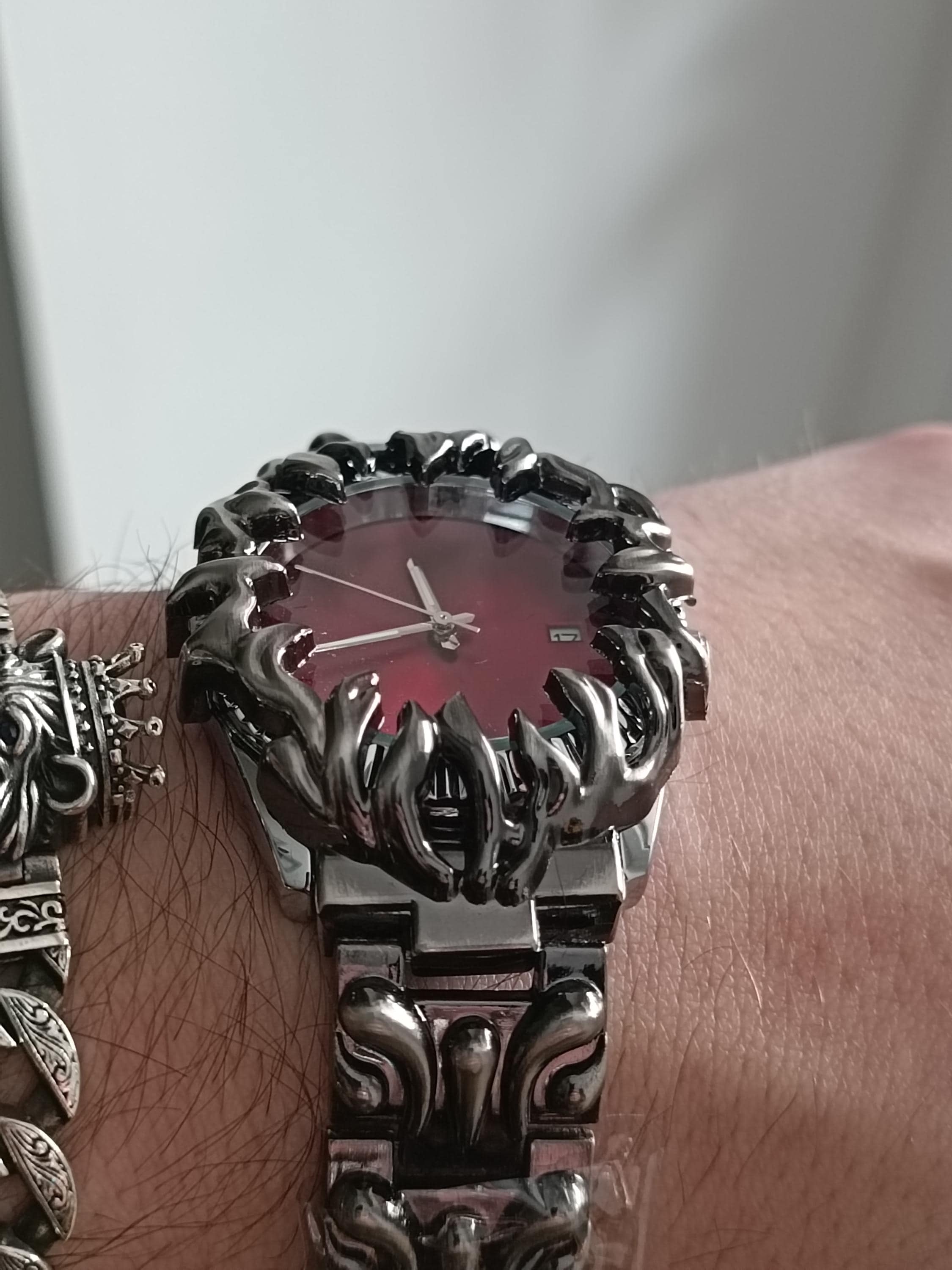 Gothic Style Opium Watch With Solid Stainless Steel Claws Very