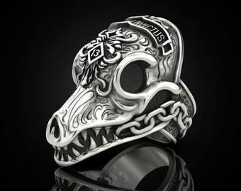 Solid Days Gone Ring Deacon St. John Mongrels Morior Invictus Ring in Solid Stainless Steel Handmade