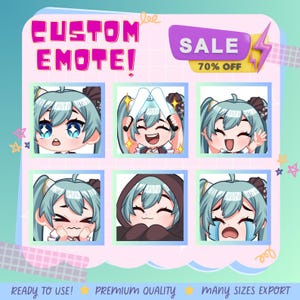 Custom Twitch Emotes, Animated Emotes, Vtuber Emotes, Kick Emotes, Sub Emote, Anime Emote, Pet Animal Emote For Your Stream Youtube Facebook