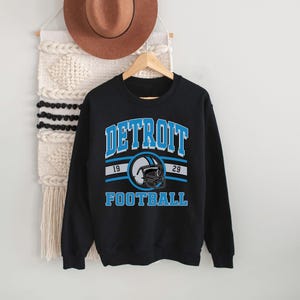 Detroit Football Shirt, Distressed Detroit Football Sweatshirt, Detroit Lions Shirt, Detroit Fan Gifts, Team Shirt