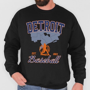 Camiseta de béisbol de Detroit, camiseta retro de béisbol de Detroit estilo años 90, camiseta de regalo para el día del juego de Detroit, camiseta retro de Detroit, camiseta de mamá de béisbol